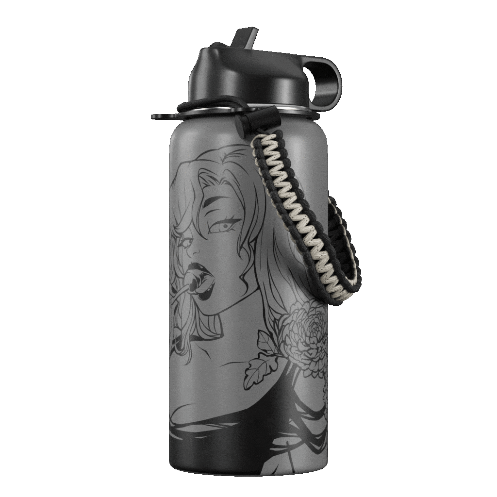 Waifu Jugs x PaymoneyWubby: Linework Metal Jug - Image 2